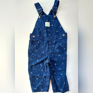 Navy Blue Sailboat Theme Overalls Size 18 Months Carters‎ Snap Crotch